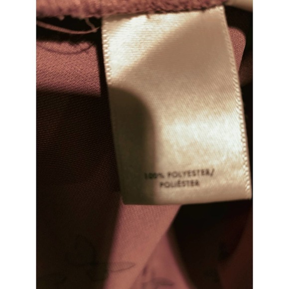 Ann Taylor Petite  Medium sleeveless blouse with butterflies accent blush pink - Picture 6 of 7